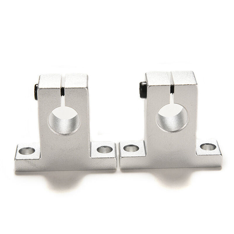 New 2PCS SK12 12mm Bearing CNC Aluminum Linear Rail Shaft Guide SupporY1