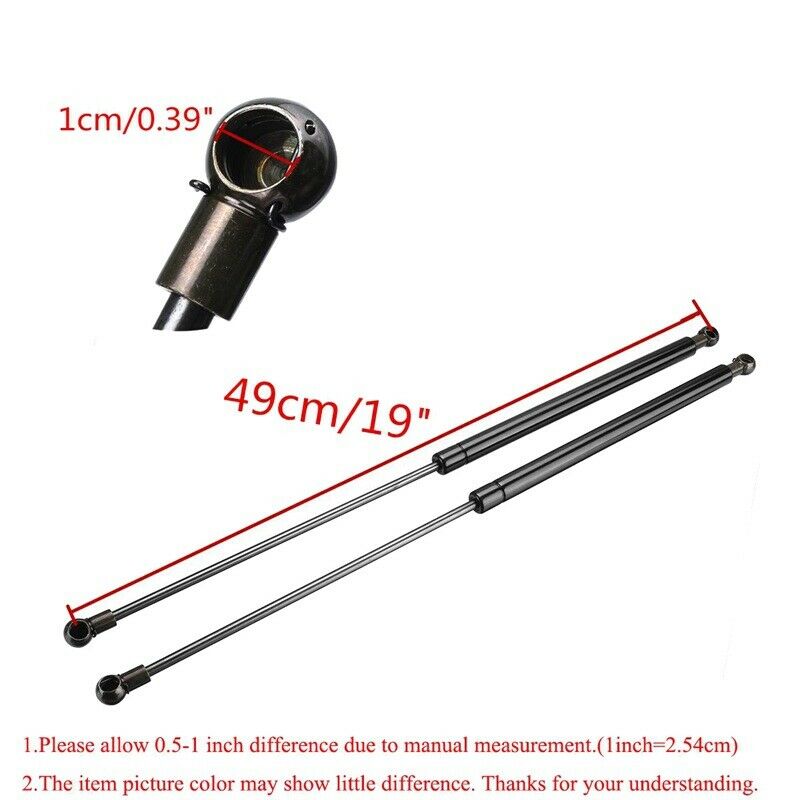 Pair Front Hood Bonnet Modify Gas Struts Lift Support Shock Damper Fits Kia Niro