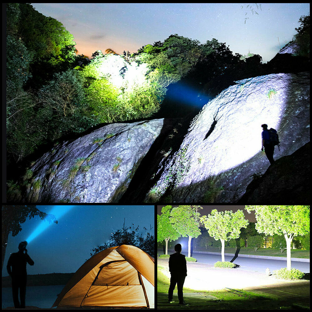 Waterproof LED Headlamp 5 LED Rechargeable Head Light Torch for Fishing Camping