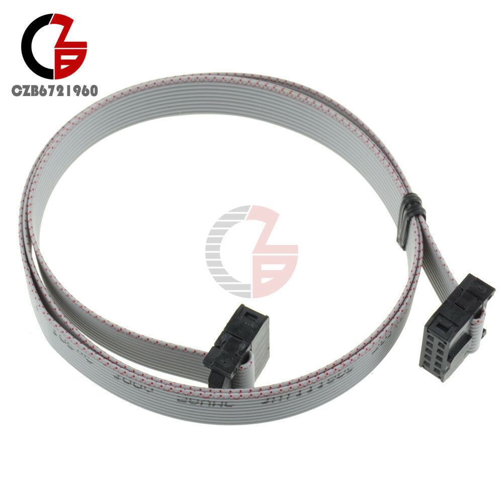 70CM 10 Pin USB ASP ISP JTAG AVR wire 10P IDC Flat Ribbon DATA Cable 2.54mm