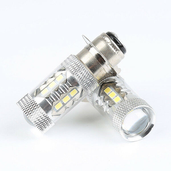 Universal 2PCS 80W LED Head Light Bulbs 600lm Lamp For Motorcycle Scooter Bikes