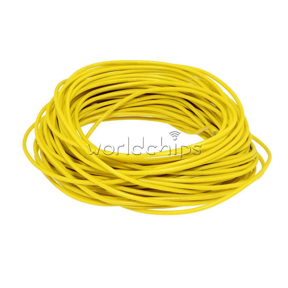 4in1 9 Feet Red/Yellow/Blue/Black Flexible Stranded of UL-1007 24 AWG Wire Cable