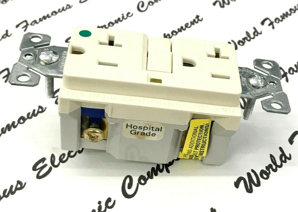 1pcs-COOPER WIRING XHGF20LA Hospital Grade GFCI Receptacle NEMA 5-20R 20A/125V