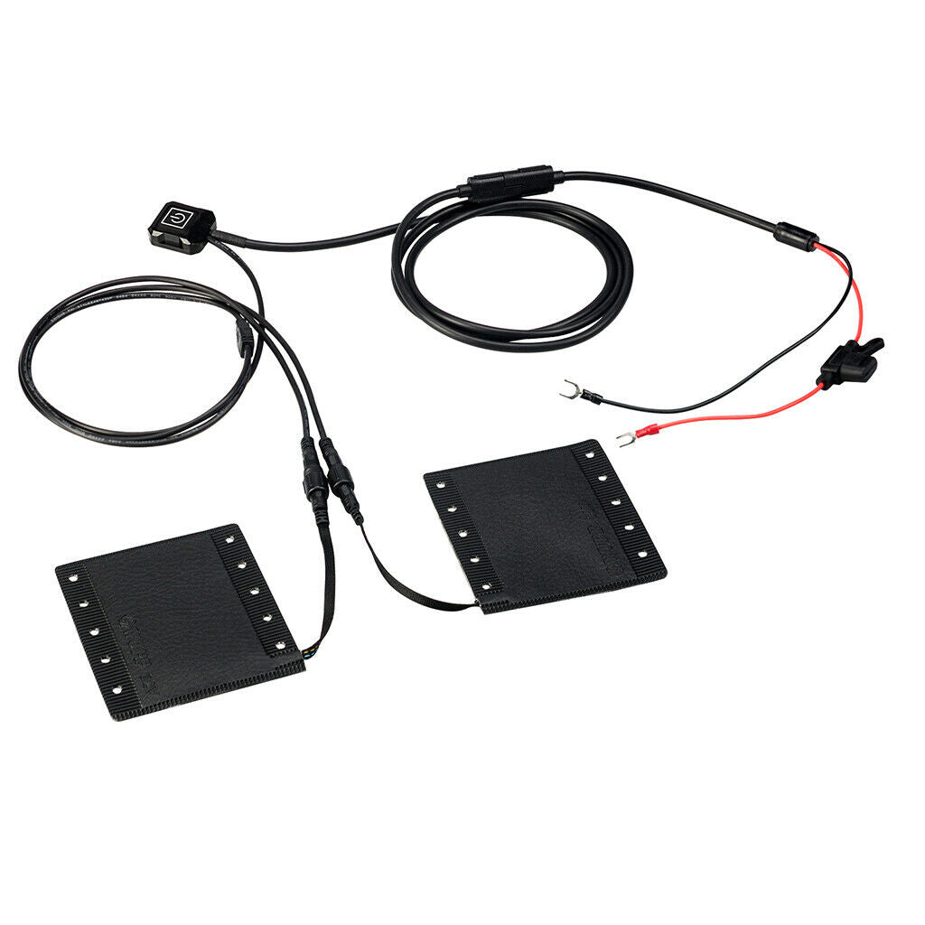 1 Set 12V Motorcycle Heated Grip Handlebar ATV Grips Heater Pads with Switch