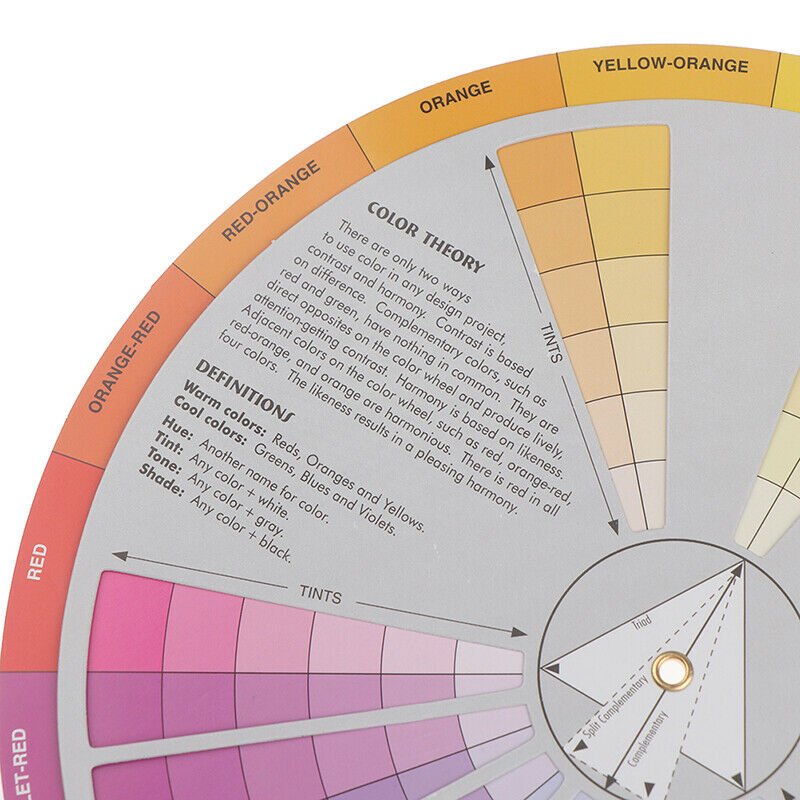 Color Wheel Tattoo Ink Chart Tattoo Pigment Mix Color Design Guidance Cha.l8