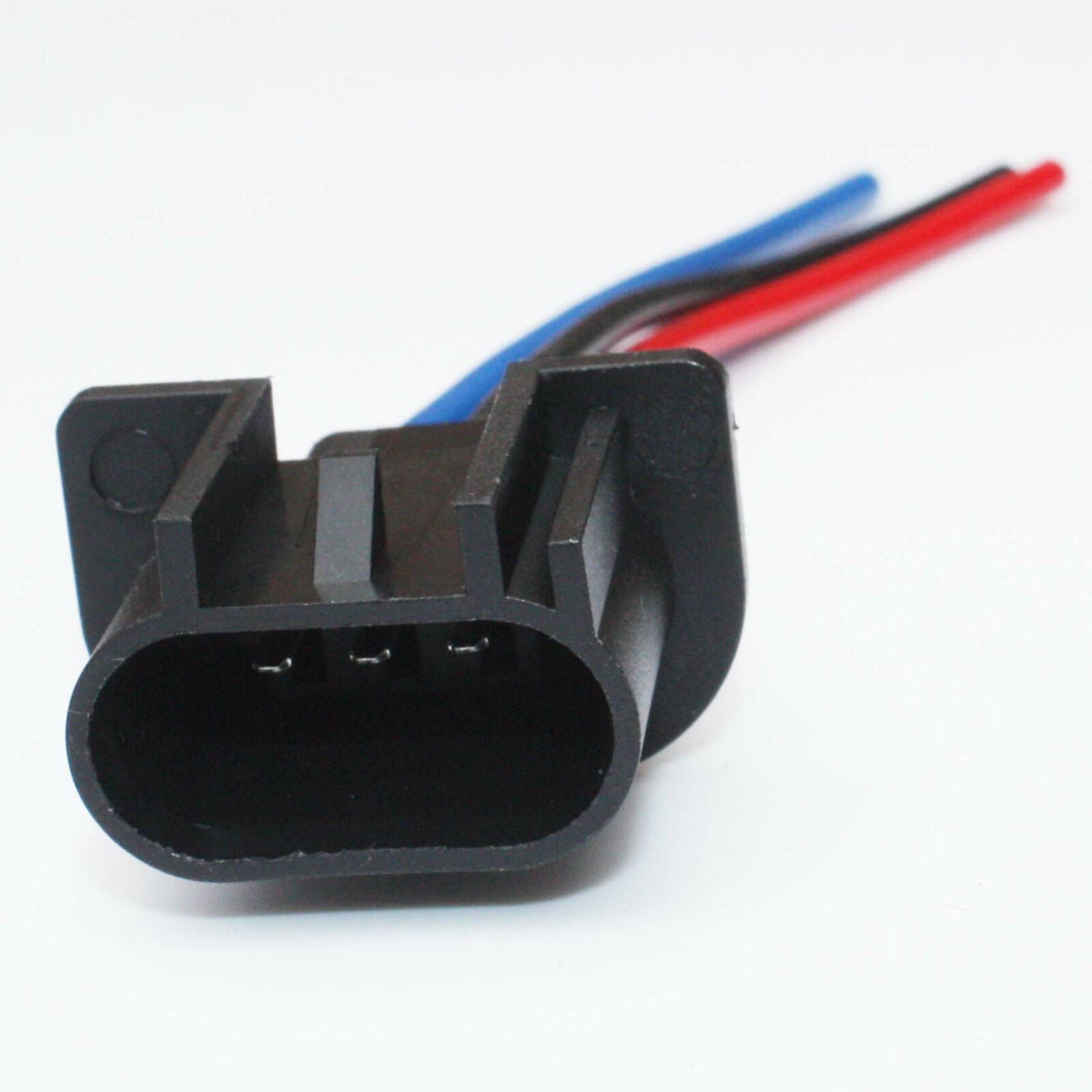 2* H13 9008 male car auto HID LED lamp socket base outlet replace plug connector