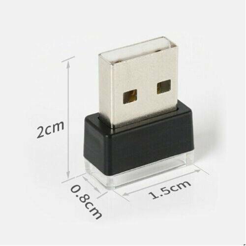3* Mini Lamp Bulb Accessories USB LED Car Interior Light Neon Atmosphere Ambient
