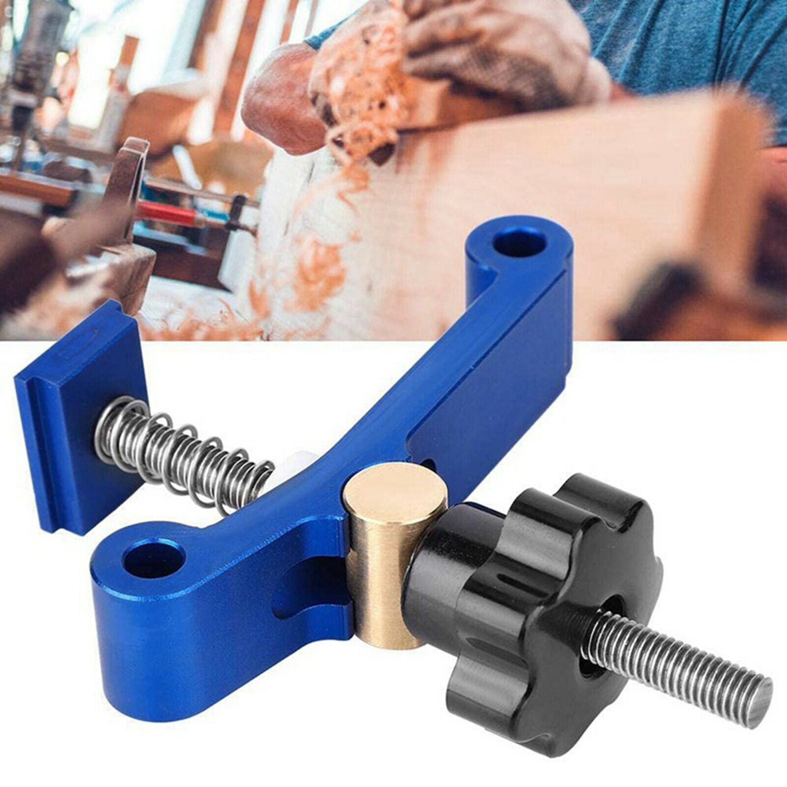 Useful Metal Quick Acting Hold Down Clamp for T-Slot T-Track Woodworking