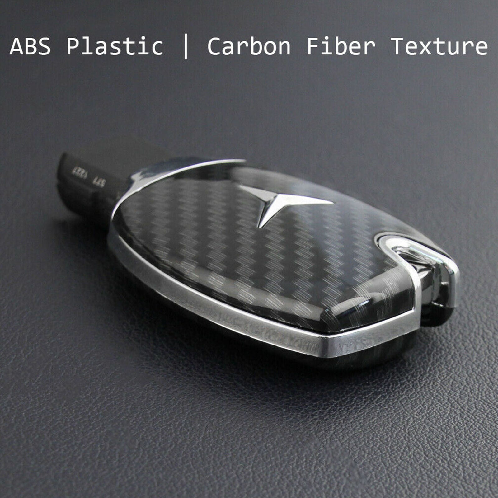 Car Key Fob Chain For Mercedes-Benz Accessories Keychain Ring Cover Case Black