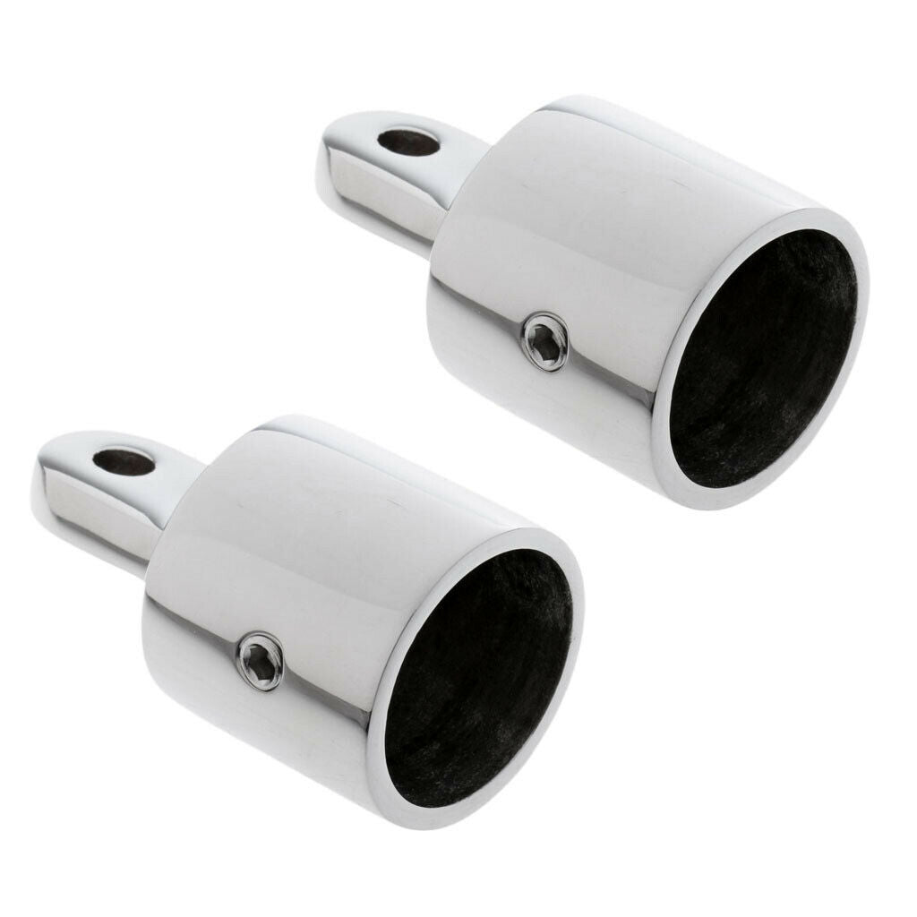 2x Boat Yacht Eye End   Bimini Top Fitting Heavy Duty Stainless Steel 22mm