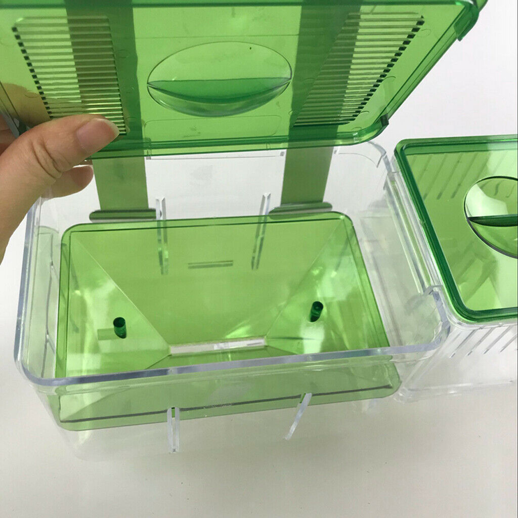 Fish Breeding Box Plastic Floating Automatic Circulaiton Baby Fish Hatchery