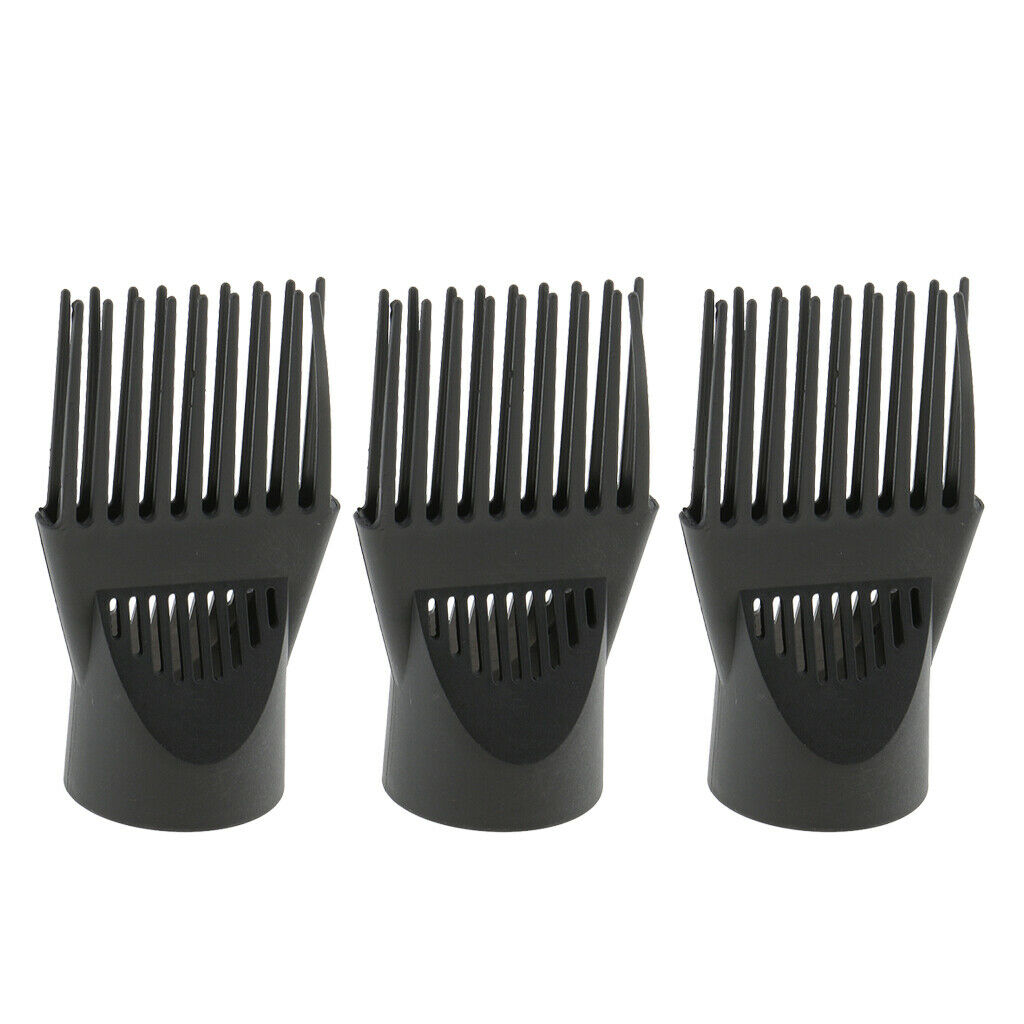 3 Packs Salon Tool Hair Dryer Diffuser Wind Blow Cover Comb Attachment