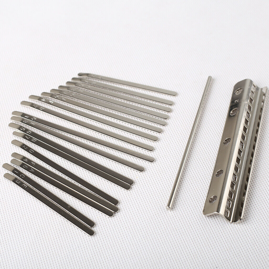 17 Packs Thumb Piano Keys Set for Kalimba Music Instrument Luthier Tools