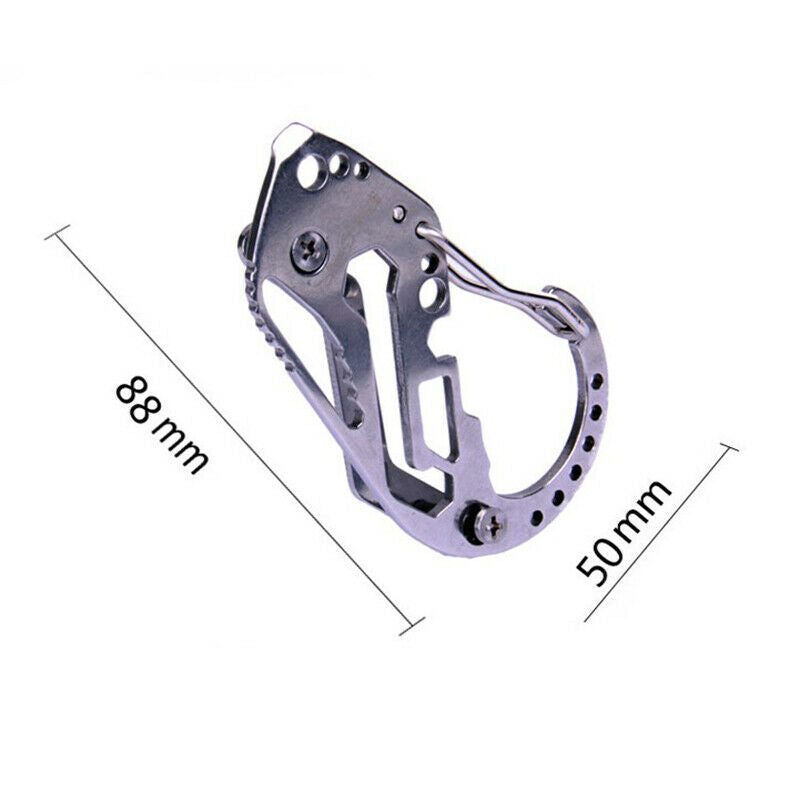 1pc EDC holder clip gadget multipurpose hanger buckle climb tool  Key org.l8