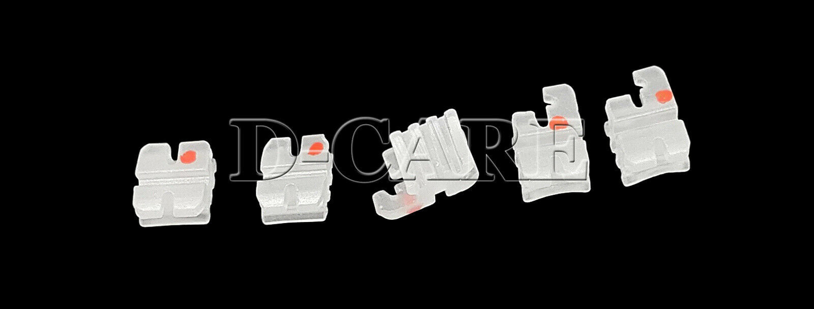 10 x Dental Orthodontic Bracket Braces Ceramic Roth 022 with 3-4-5 Hooks Sale DC