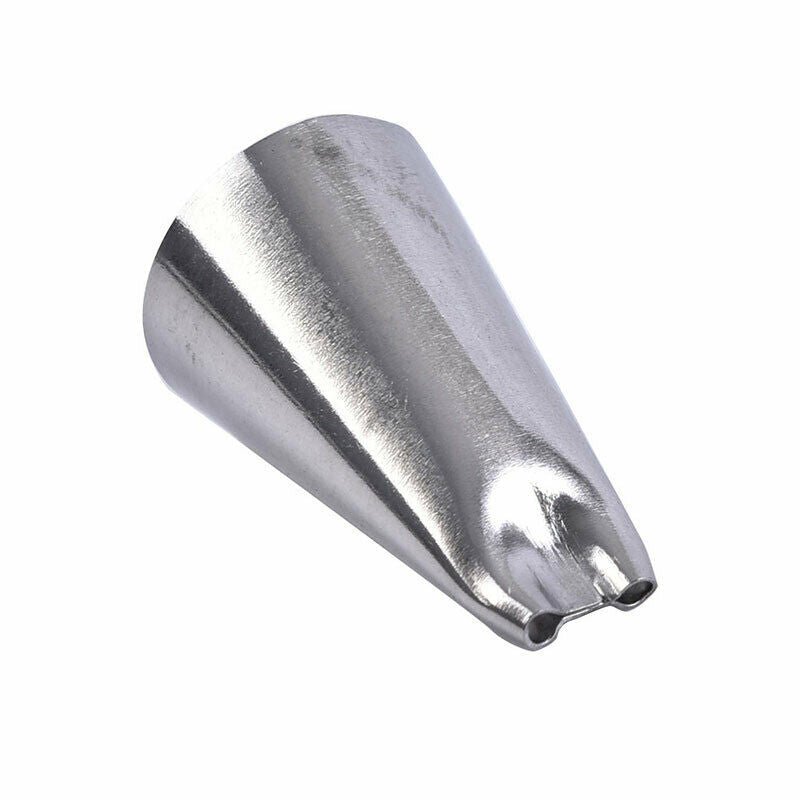 2holes Russian Icing Piping Nozzles Pastry Tips Cake Decor DIY Baking Too.l8