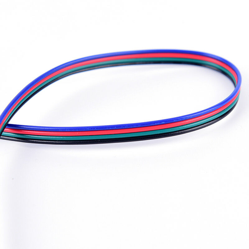 1pc 50cm 4pin red male flat connecting wire for rgb 3528 5050 led strip li.l8