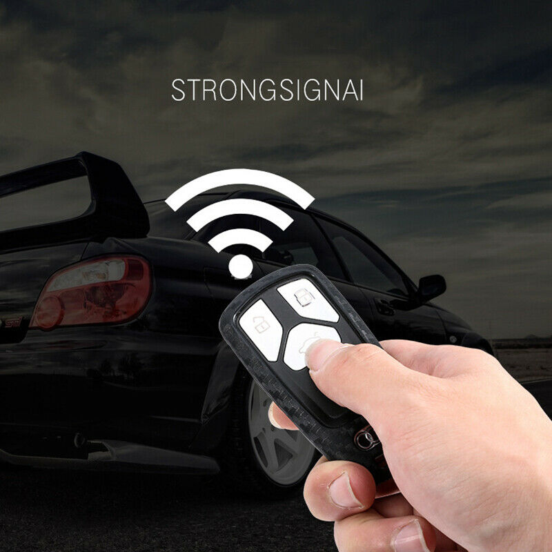 Carbon Fiber Shell Cover Remote Key ProtectorFob Case For Audi A4 B9 A5 Q5 Q7 TT