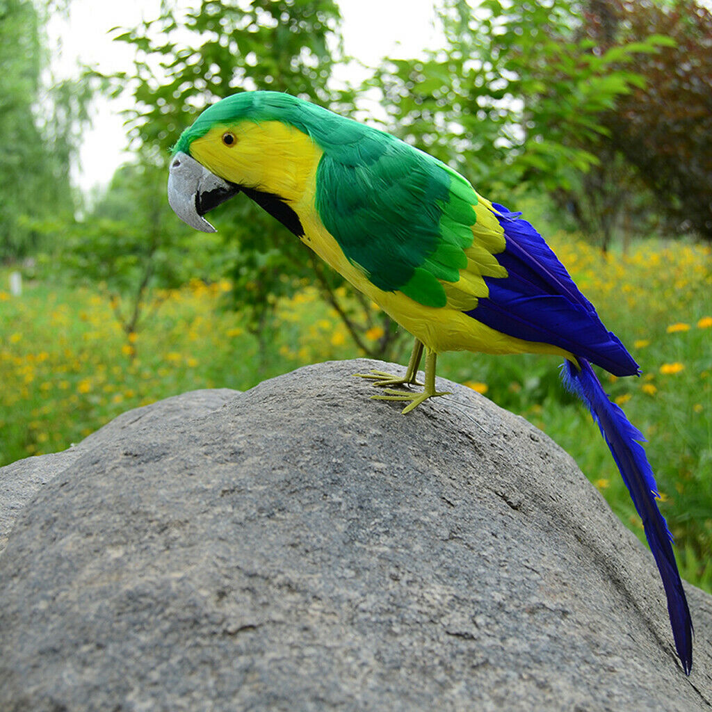 Lifelike Woodland Birds Artificial Feathered Bird Crafts Home Decor #2