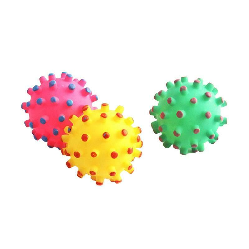 Teeth Cleaning Chew Training Pet Squeaking Pet Dog Ball Pet Bite Chew Ball Gift