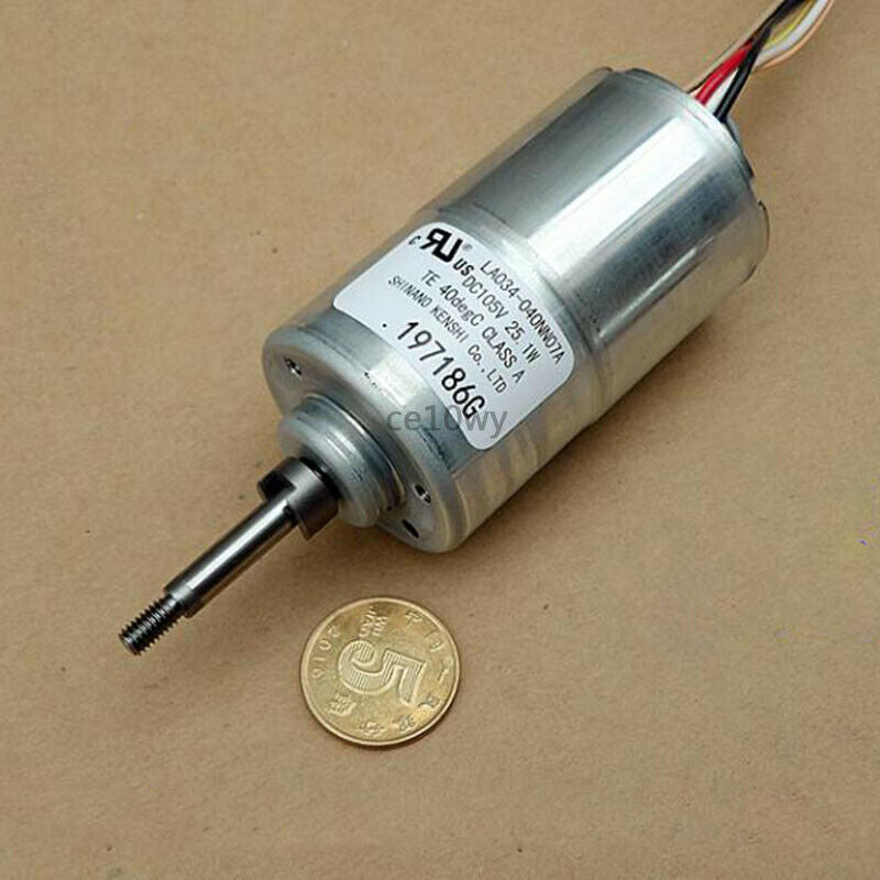 DC 105V Brushless Motor 3 phase 8 wire Ball Bearing Inner Rotor with Hall Sensor