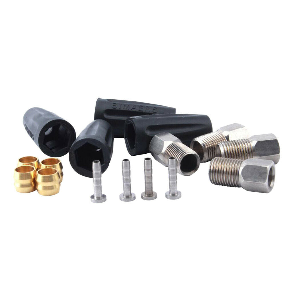 16X Hydraulic Disc Brake Tube Oil Needle Olive Head Tubing Screw Cover BH90