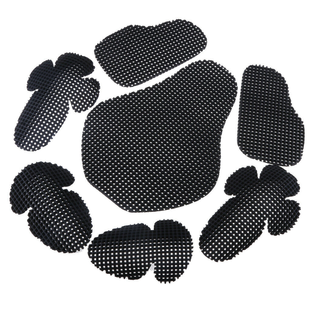 7Pcs Motorcycle Elbow Shoulder Protection Pads Body Protectors Racing Armour