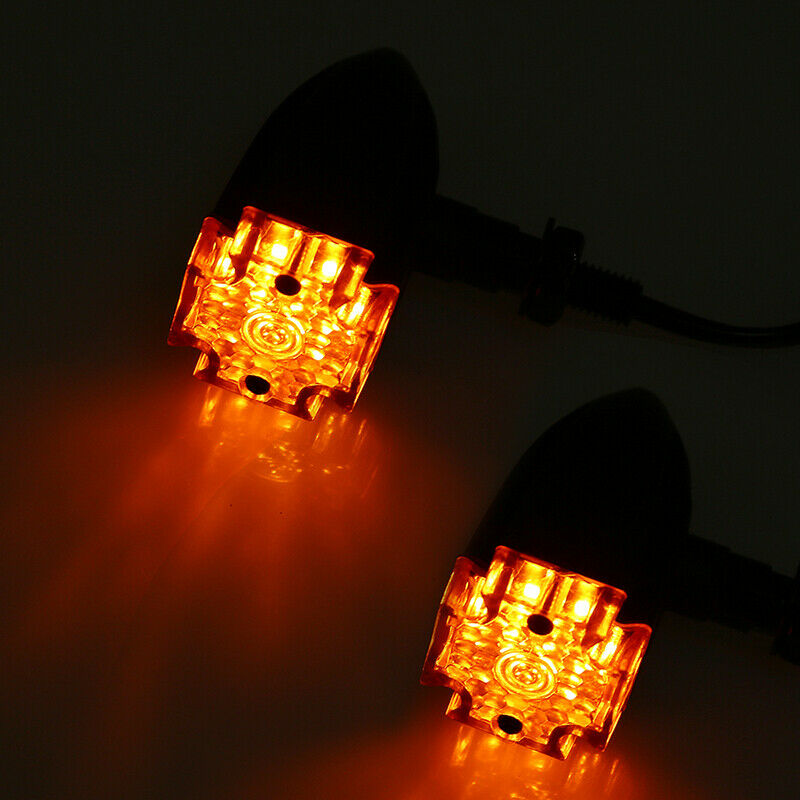 10mm Bolt LED Motorcycle Turn Signal Lights Indicator Blinker For Ducati 696 848