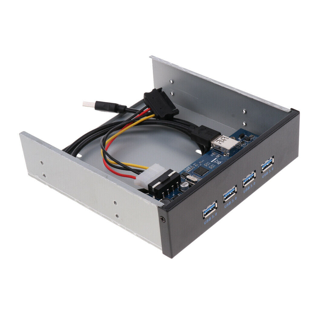 Optical 1xPCIE To 4xUSB3.0 HD Audio Front Panel Hub For Computer MotherBoard