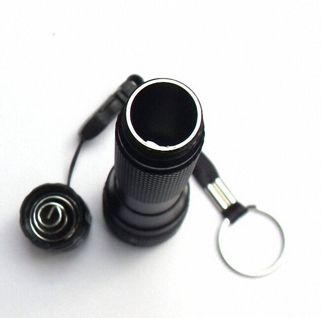 Aluminum Police Outdoor Waterproof LED Flashlight 116mm/4.57" [M1]