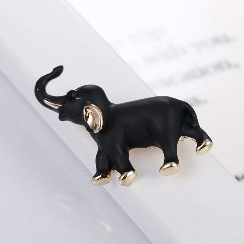 Enamel Elephant Enamel Lapel Collar Animal Brooch Pin Bouquet Jewelry Gif.l8