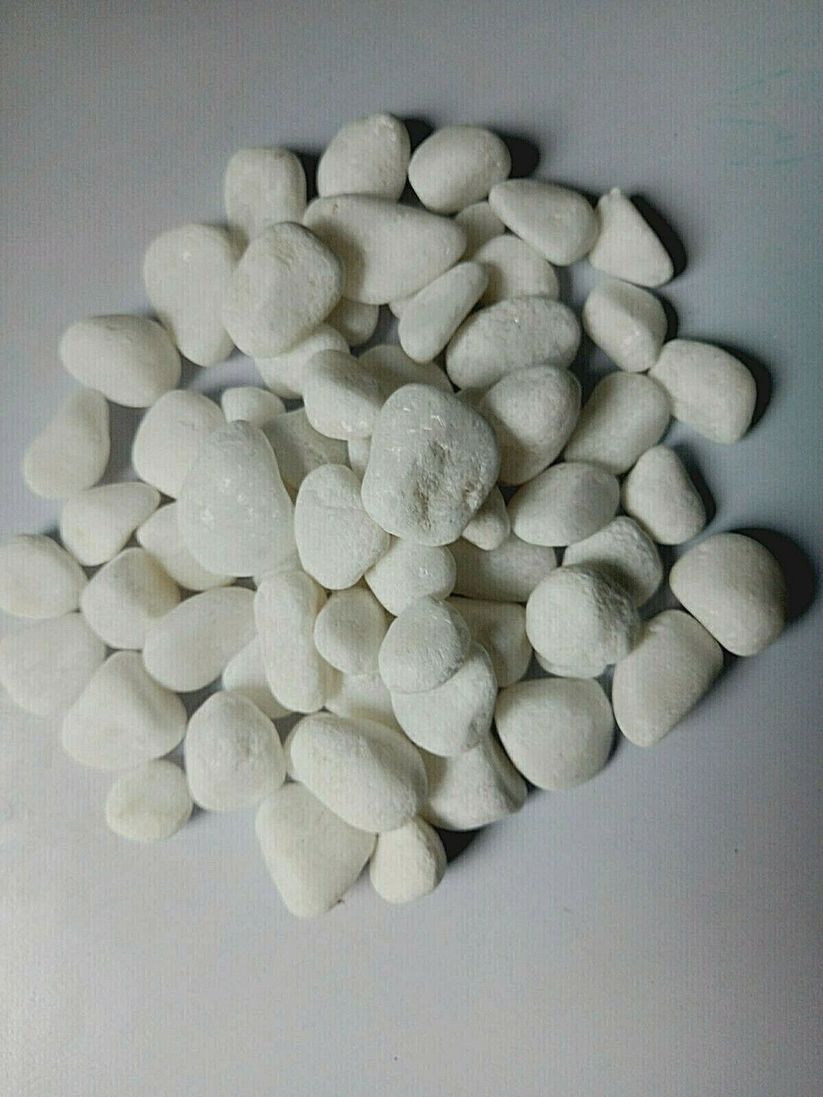 natural aquarium white pebbles gravel stones fish tank decorations 500g/1Lbs