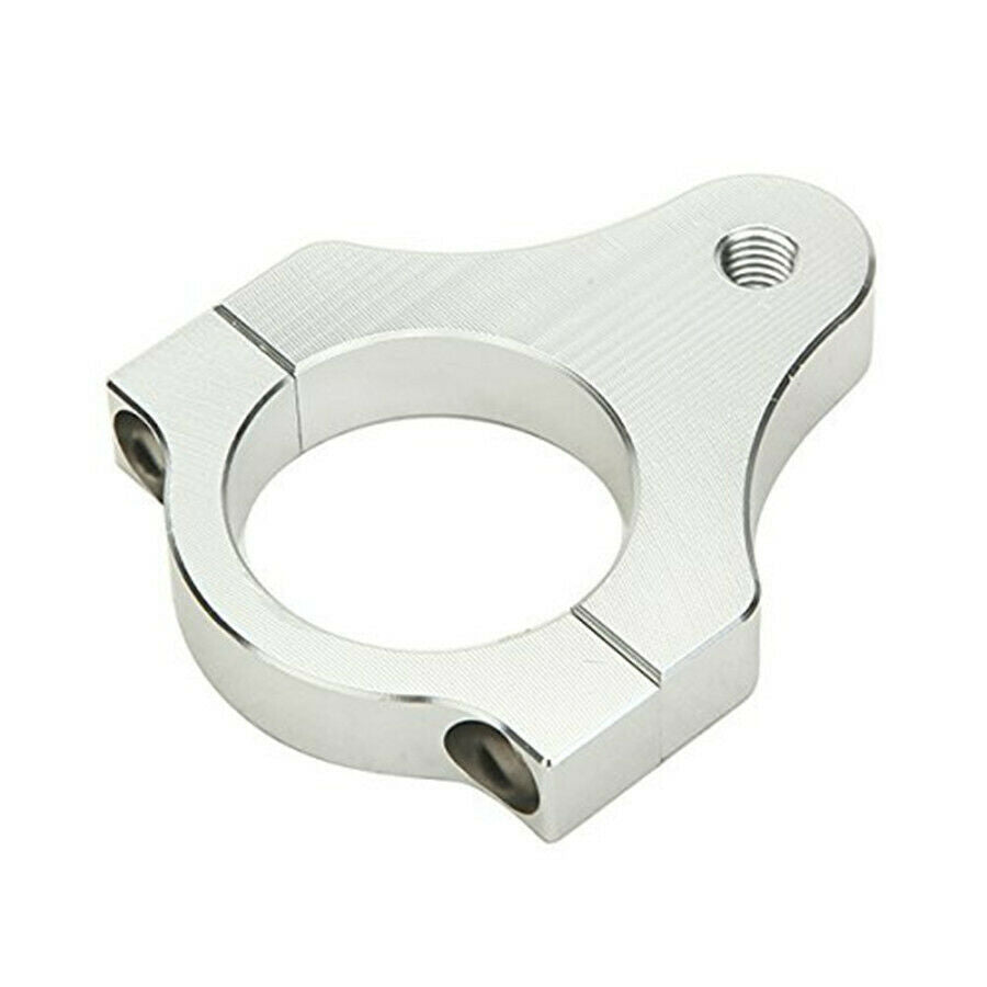 1xAluminum Bike ATV Steering Damper Fork Frame Mounting Clamp Bracket Foot Fixer