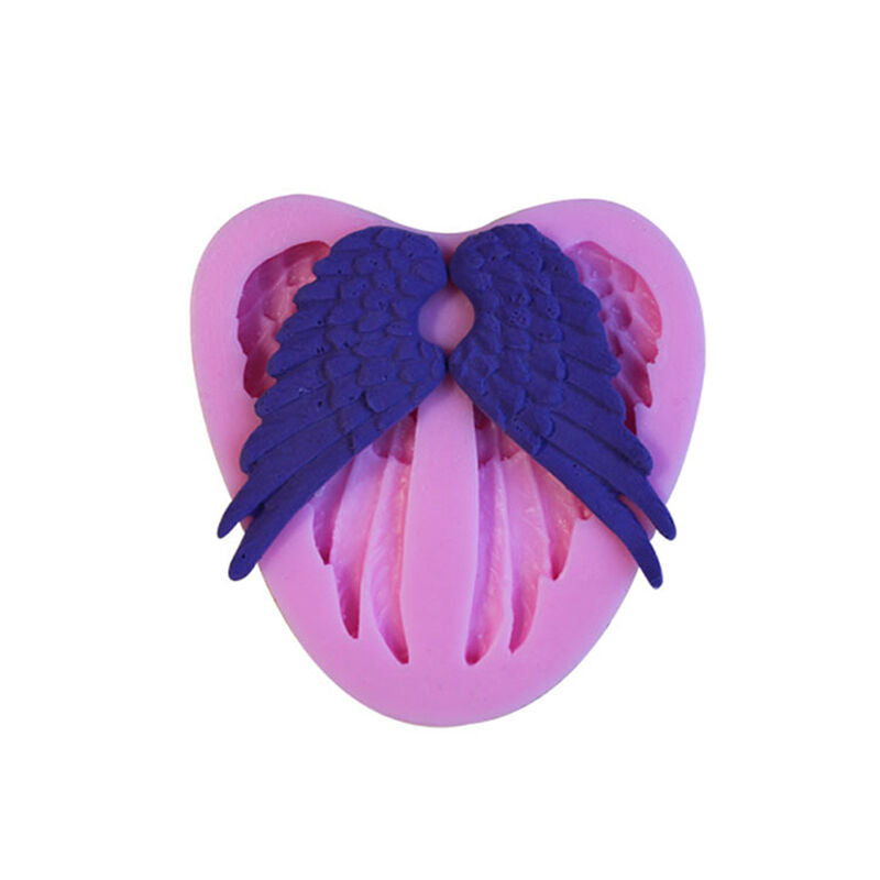 Angel Wings Fondant Mould Sugarcraft Cake Baking Decoration Tool Silicone Mol Lt