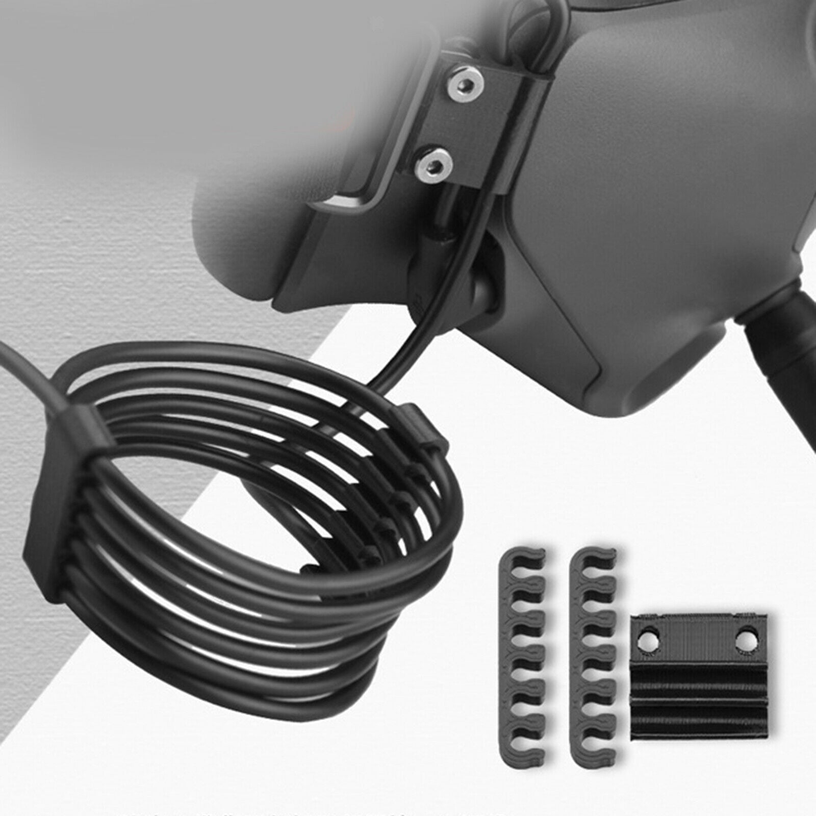 Drone Flying Power Charge Data Cable Fixed Holder Bracket For DJI FPV