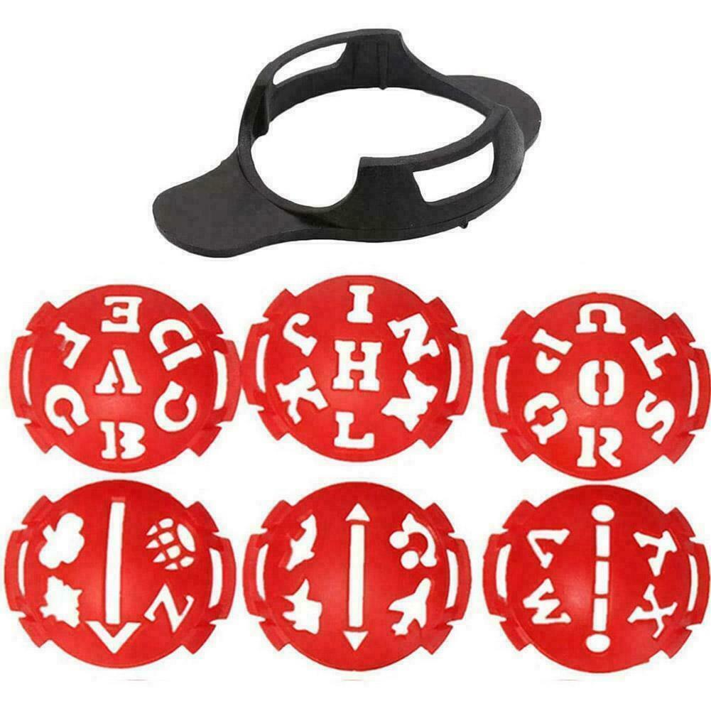 Mark Golf Ball Stencil Monogrammer Marker Template A3DG Great Set Line M7S0