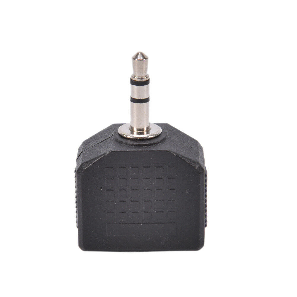 2PCS Audio 3.5mm Jack Male to Double AUX Female Headphone Y Splitter Adapt.l8