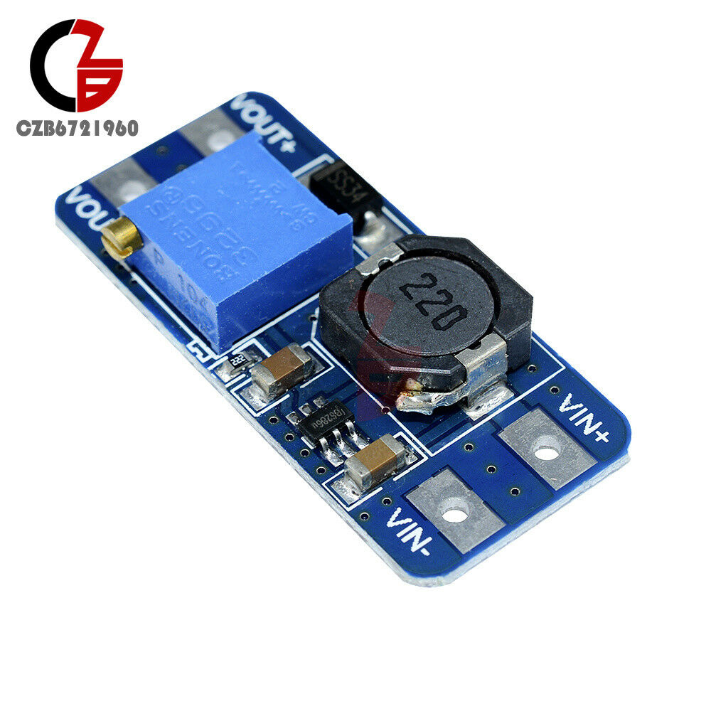 5Pcs MT3608 Step Up Power Apply Booster Module DC-DC 2V-24V 2A