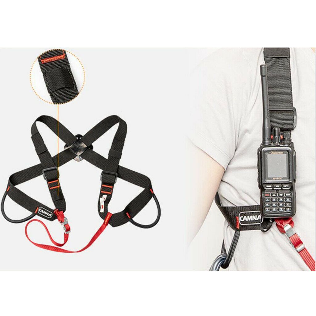 Outdoor Shoulder Strap Safety Rock Climbing Tree Ascending Belt Adjustable
