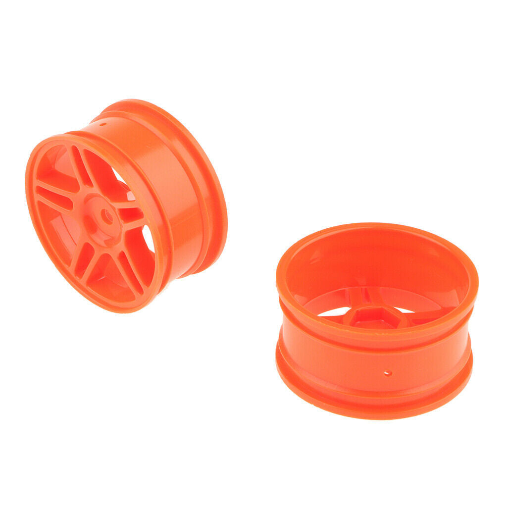 4PCS 1:10 Racing Car Wheel Rim for HSP94123 RC Cars Accessories Red