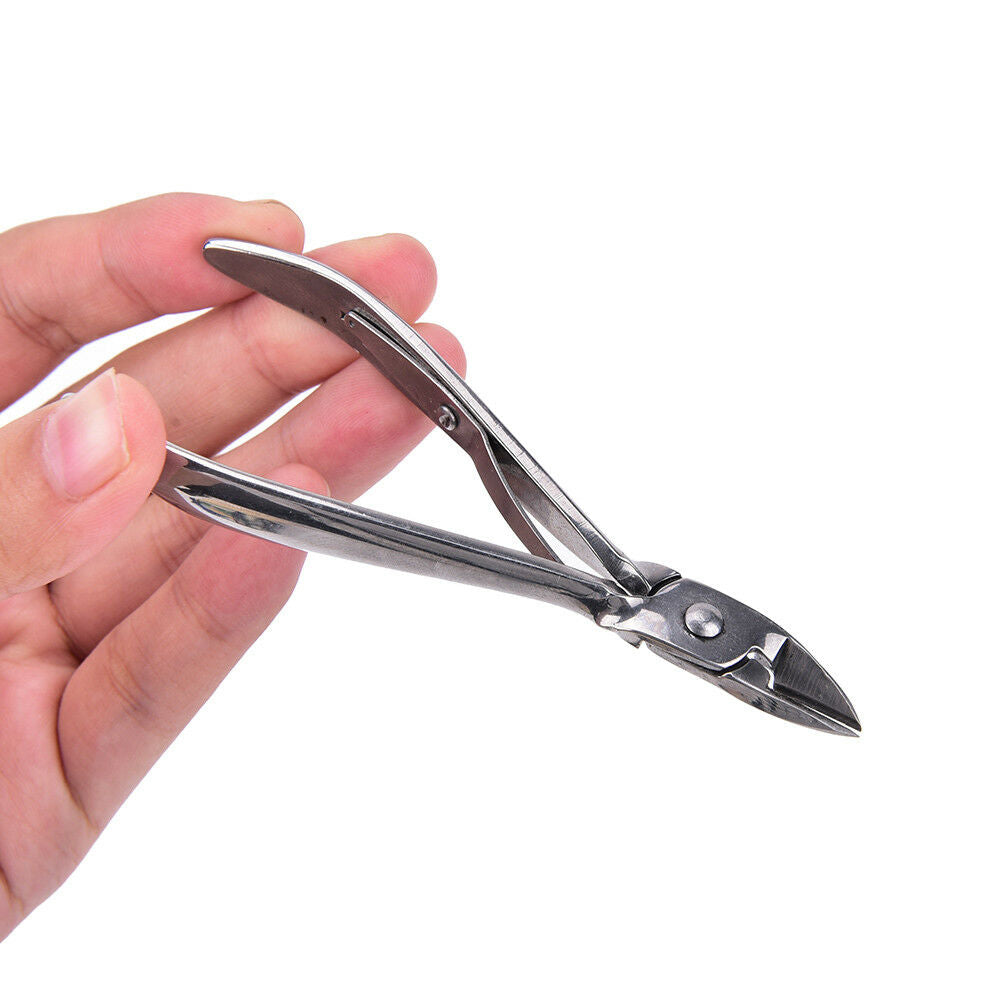 Pro Nail Scissor Stainless Steel Cuticle Cutter Nippers Clipper Manicure ToolDD