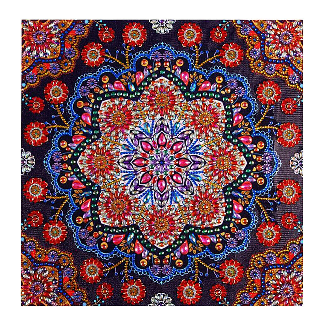 Special Shaped Flower Diamond Painting Kit Cross Stitch Kits DIY Gift Red