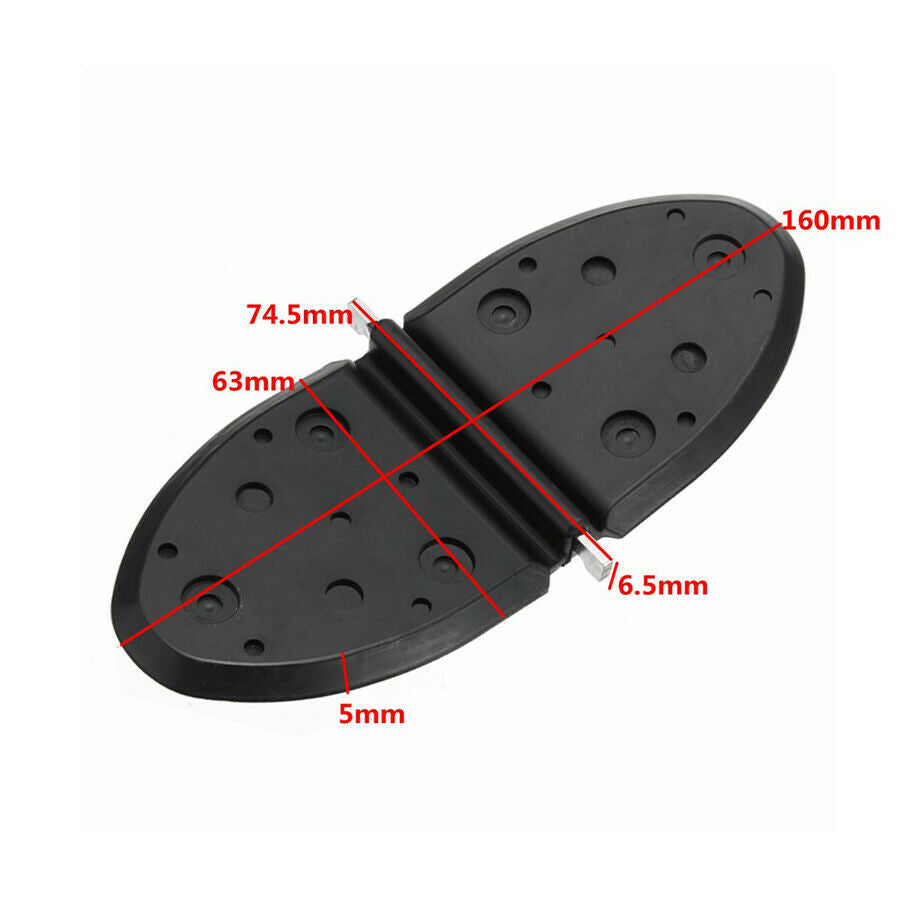 2x Exhaust Flappers Water Shutters Durable black Replaces Mercruiser 807166A1
