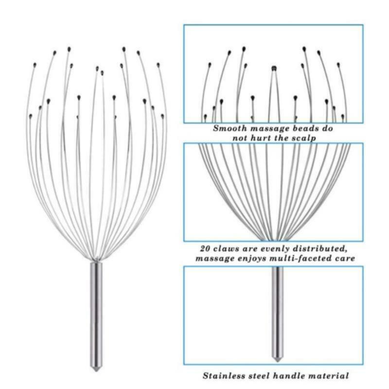 Scalp Massagers With 20 Claws Head Massage Scratcher For Deep RelaxationL Rf