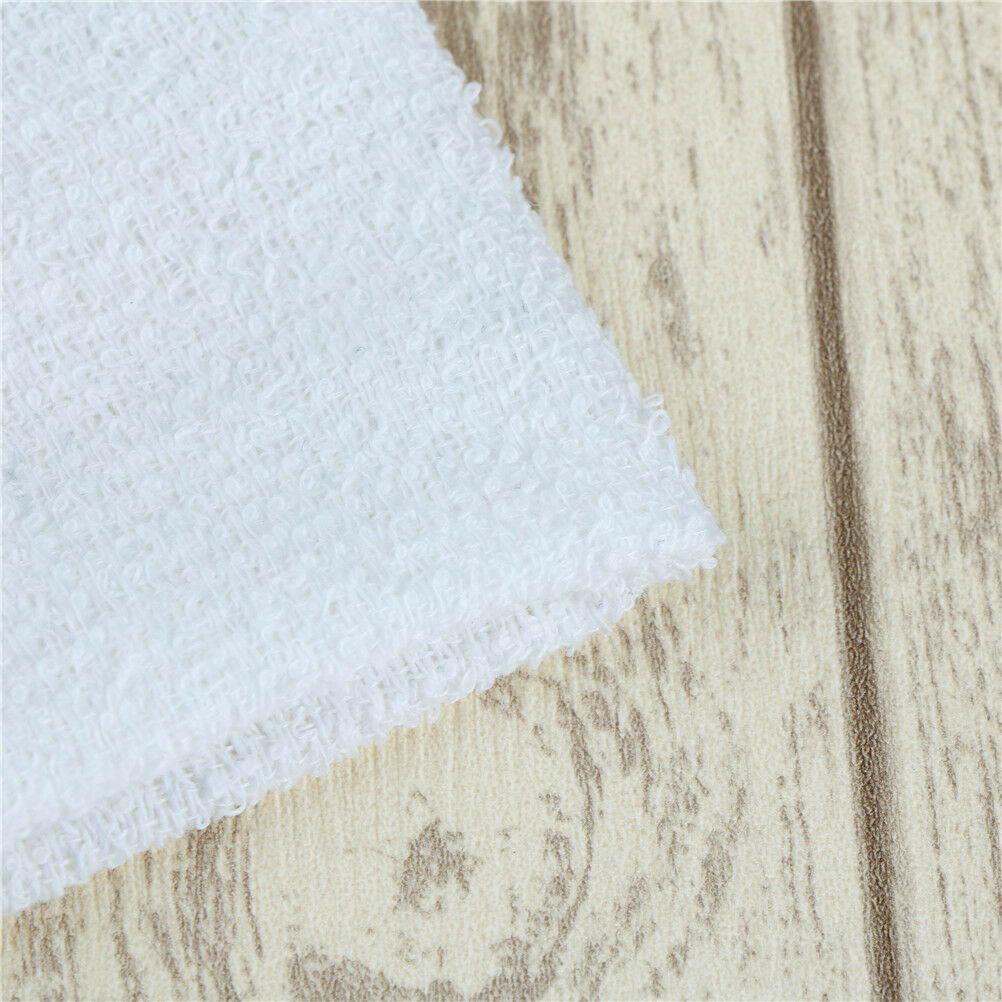 Novelty 6pcs White Square Cotton Face Hand Car Cloth Towel House Cleaning BDAU