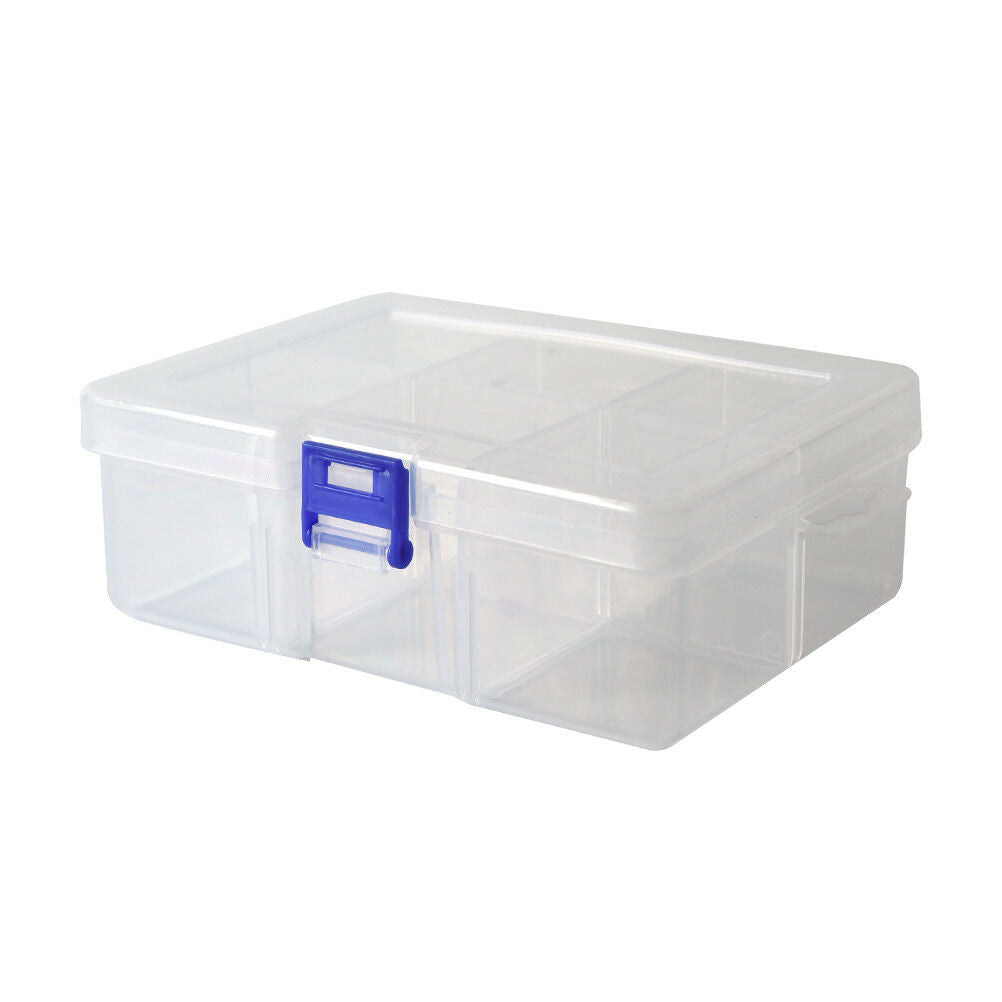Big 6 compartments fishing lure tackle hook bait storage box container cas.l8