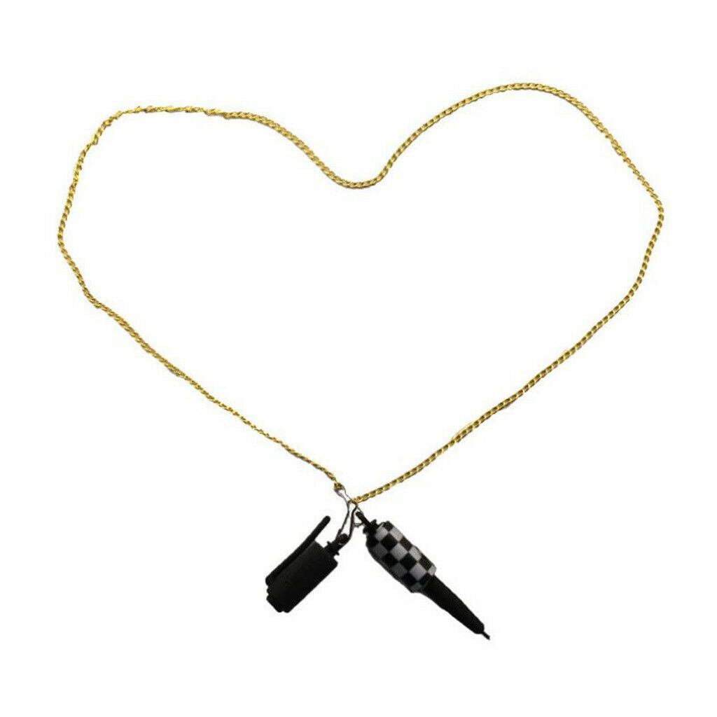Pin to necklace gimmick props for birthday party stage 78cm