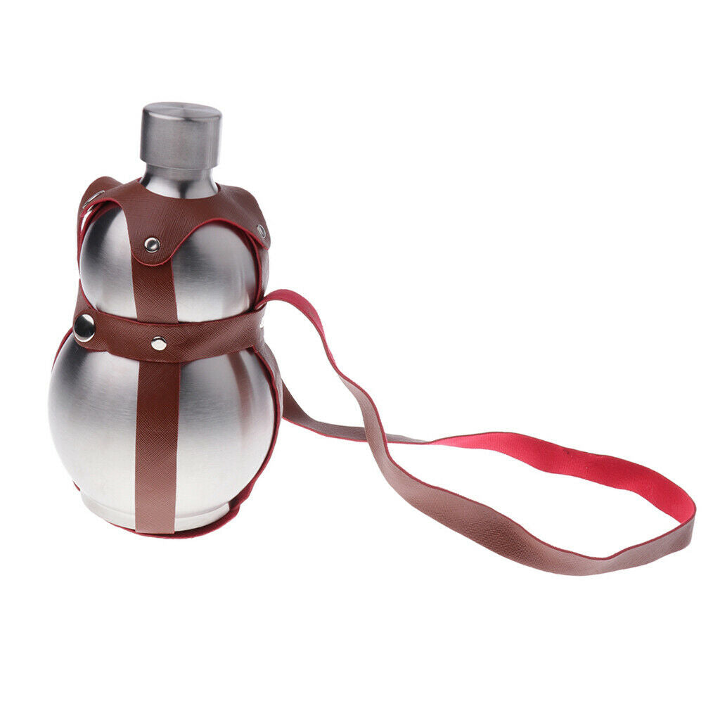 New 1500ml Stainless Steel Gourd Wine   Flask Bottle Flagon Kettle