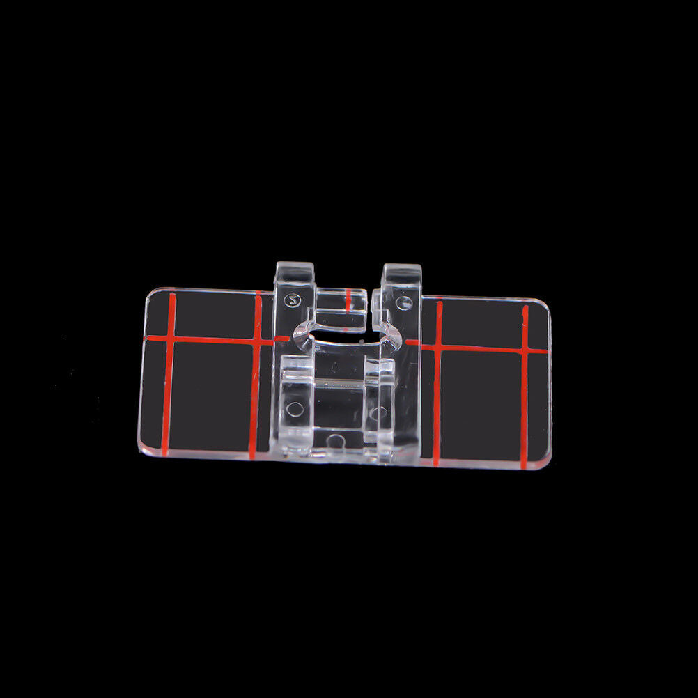 Clear Plastic Parallel Stitch Foot Presser For Home Domestic Sewing Machine Pb