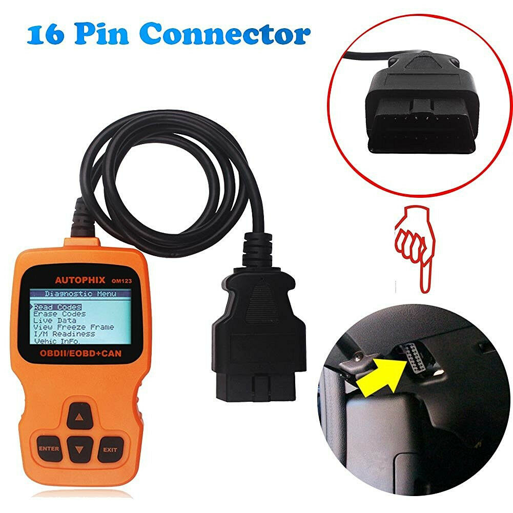 OM123 OBDII OBD2 EOBD Car Vehicle Code Reader Scanner Auto Diagnostic Scan Tool